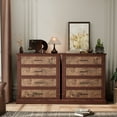 thumbnail image 4 of BouPower 4 Drawer Dresser for Bedroom,Tall Bedroom Dresser with Large Drawer & Metal Handles,Wooden Storage Organizer Cabinet Chest of Drawer for Closet,Living Room,Hallway, 4 of 7