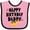Pink and Black, variant on Inktastic Happy Birthday Daddy Party Boys or Girls Baby Bib