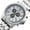 Silver/WHITE, variant on Akribos XXIV Black Dial Stainless Steel Men's Watch AK661SSB