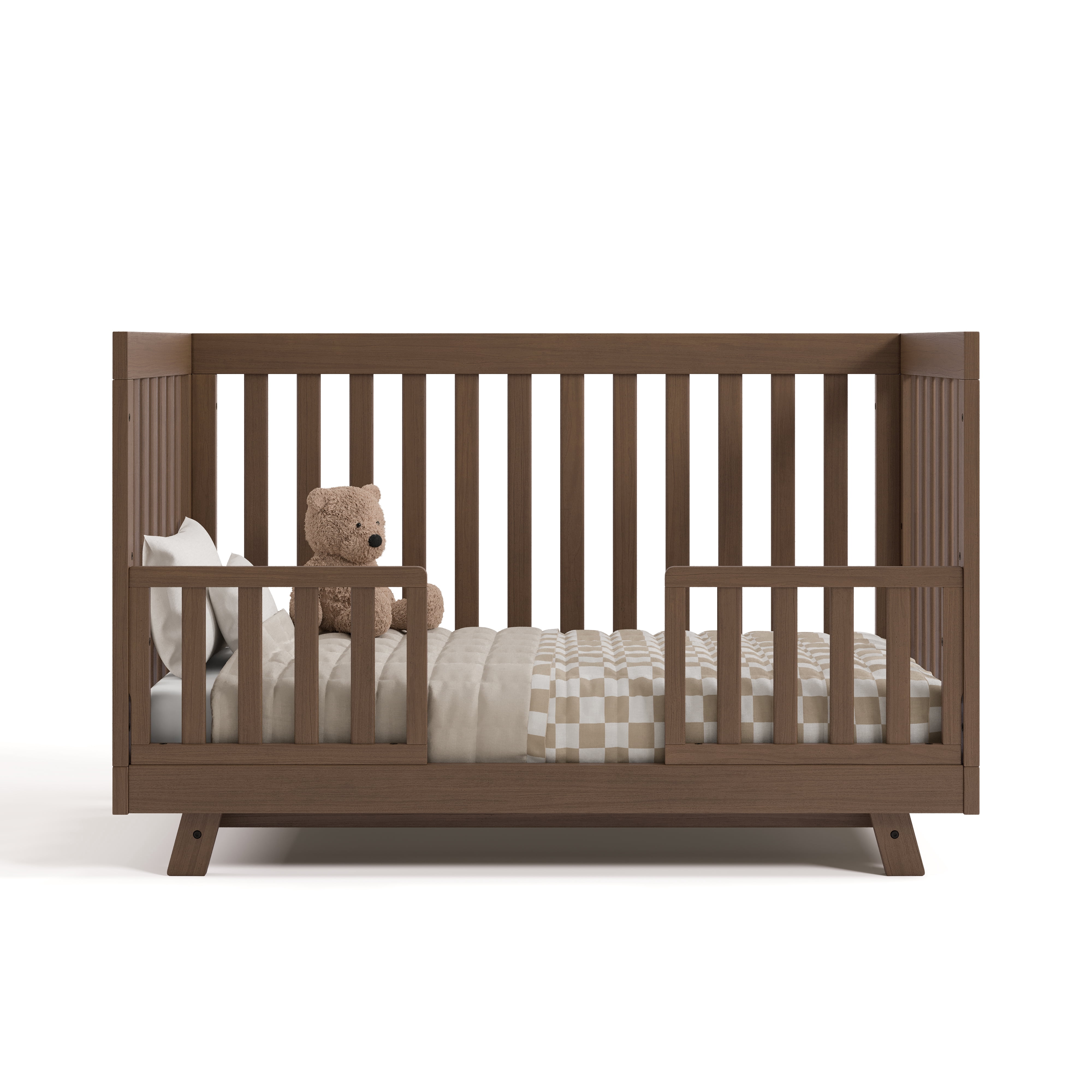 Storkcraft Beckett 3-in-1 Convertible Baby Crib, Hazelnut