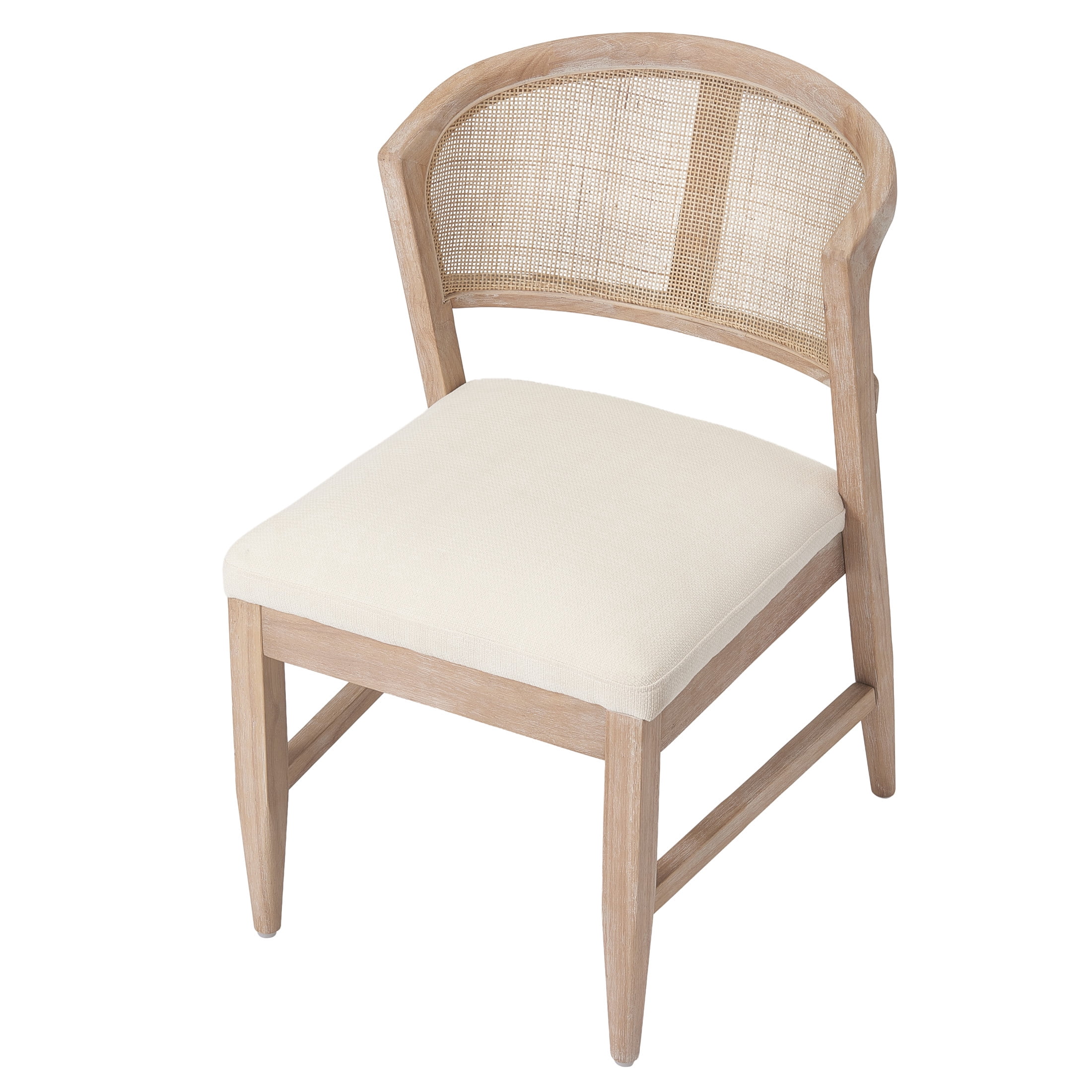 Christopher Knight Home Modern Armless Dining Chairs with Cane Back, Wood Frame, Natural, Set of 6