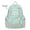 Z85-Green, variant on Embroidery Name Soft Crinkled Fabric Backpack Bow Side Pocket Adjustable Strap Waterproof Back To School Personalized Bookbag