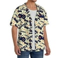thumbnail image 4 of Haiem Game Controller Men's Casual Shirts Short Sleeve Button Down Shirts Fashion Textured Summer Beach Shirt-Large, 4 of 7