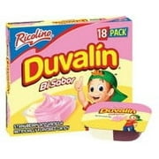 Ricolino Duvalin Strawberry and Vanilla Candy Spread, 9.36 oz, 18 Count Box