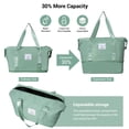 thumbnail image 4 of 5-Piece Luggage Set, 20/24/28 inch hardshell suitcases expandable duffel bag toiletry bag, Green, 4 of 7