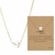 thumbnail image 2 of Venta de collar de perlas con cadena para clavícula, 2 of 4