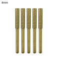 thumbnail image 2 of Joernso 5Pcs 4/4.8/5.5mm Burr Grinding Stone Files Wear-Resistant Quick Polishing Multipurpose Round Shank Emery Chainsaw Sharpener Burr Stones for Chain Saw, 2 of 8