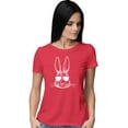 thumbnail image 1 of Go All Out Bunny Face With Sunglasses T-Shirt Mens/Women/Youth, 1 of 2