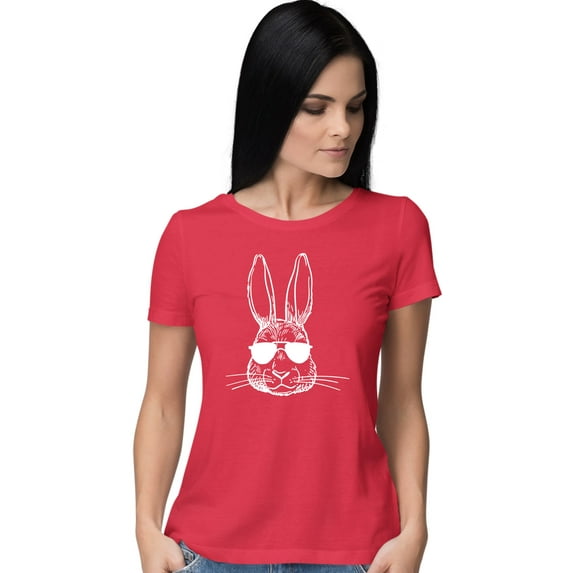 Go All Out Bunny Face With Sunglasses T-Shirt Mens/Women/Youth