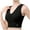 Black, variant on Utoimkio Bras for Women Plus Size Front Zipper Sports Bra Unwired Underwear Women Shockproof Fitness Vest Underwear