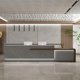 thumbnail image 5 of Corner Desktop Reception Desk Console Service Computer Modern Reception Desk Workbench Toonbank Receptie Office Furniture My Lux Decor Round, 5 of 7