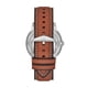 thumbnail image 2 of Fossil Reloj multifunción de fase lunar de acero inoxidable y cuero Neutra Quartz para hombre Color: Plata Teca (Modelo: FS5903), 2 of 5
