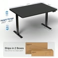 thumbnail image 6 of VIVO Electric 48" x 30" Stand Up Desk / Black Table Top, Black Frame, 6 of 8