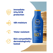 Nivea Sun Protect & Moisture Sun Cream Lotion SPF50+ 200ml / 6.8 fl.oz