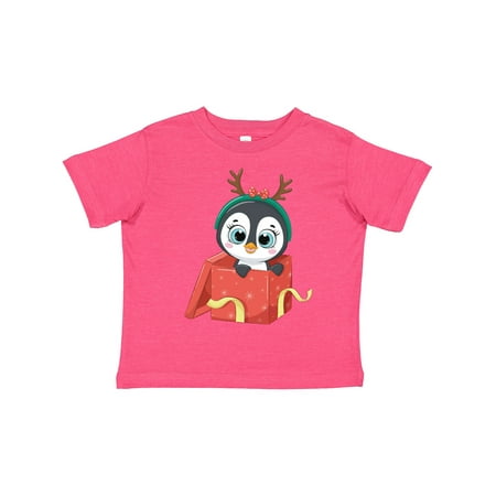 

Inktastic Christmas Penguin Gift Toddler Boy or Toddler Girl T-Shirt