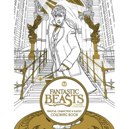 Fantastic Beasts and Where to Find Them : Magical Characters and Places Coloring (Best Place To Find Snails)