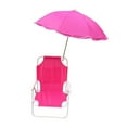 thumbnail image 1 of koolsoo Chaise d'Extérieur pour Enfants Chaise de Plage avec Parasol Chaise Pliante d'Extérieur Rouge, 1 of 9
