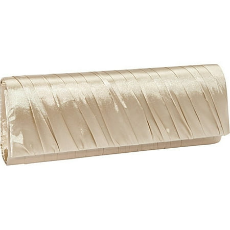 Layers Pleated Clutch - J. Furmani Pleated Satin Clutch