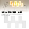 thumbnail image 3 of Smart Light Panel, Rectangular LED Lamp 16 Million RGB Colors APP and Voice Control 6PCS Versatile Usage  for Bedroom Decoration, 3 of 7