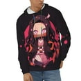 thumbnail image 2 of Demon Slayer Mens Active Sweatshirts Cozy Hoodie 3d Graphic Sweater Casual Winter Clothes Tops Coat Xx-Large, 2 of 7
