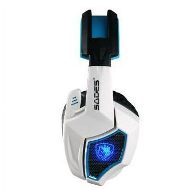 Sound Wolf For USB Isolating Spirit Surround MIC 7.1 with Stereo SADES Gamers Over-the-Ear Volume Noise Headset Gaming Control PC