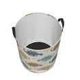 thumbnail image 5 of DouZhe Waterproof Collapsible Large Laundry Baskets, Cute Cartoon Dinosaur Prints Circular Hamper with Handles, 5 of 7