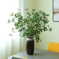 thumbnail image 3 of OUSITAID Fresh Keeping Simulation Plants Vivid Nice-looking Bouquet Arrangement Artificial Lotus Leaves Home Decor, 3 of 10