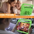 thumbnail image 4 of HCTian Compatible with Samsung Galaxy Tab S10 Lite (10.9") SM-X400 / SM-X406B Kids Case,Lightweight EVA Kid Friendly Shockproof Protective Case,Handle Stand Heavy Duty Tablet Cover, 4 of 7