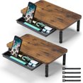 thumbnail image 1 of Monitor Stand for Desk Height Adjustable Computer Monitor Riser with Storage Drawer for Desk Wood Computer Monitor Stand for Office and Home Ergonomic Desk Stand for Computer Printe, 1 of 7