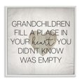 thumbnail image 5 of Stupell Industries Heartwarming Grandchildren Quote Rustic Country Heart Symbol Framed Wall Art, 24 x 24, Design by Daphne Polselli, 5 of 5