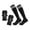 Black S, variant on koolsoo Soccer Shin Guards with Soccer Socks Calf Guards for Boys Girls Shin Sleeves Blue S