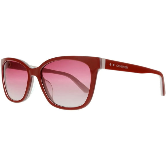 Calvin Klein CK19503S 610 Red/Blush Modified Rectangle Sunglasses for Womens