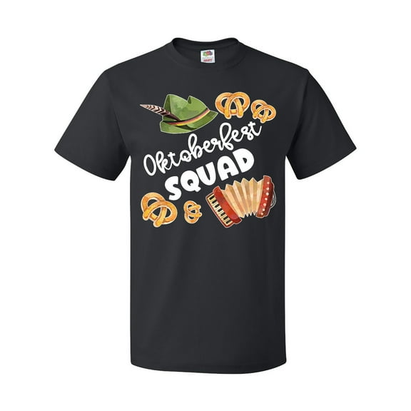 Inktastic Oktoberfest Squad Hat, Accordion, Pretzels T-Shirt