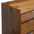 thumbnail image 3 of Commode en Bois Massif à 9 Tiroirs de 60 Po - Caramel, 3 of 6