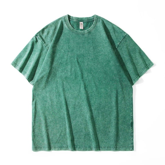 Purcolt Mens Oversized T Shirts Casual Crew Neck Drop Shoulder Short Sleeve Shirts Loose Fit Vintage Tees Tops