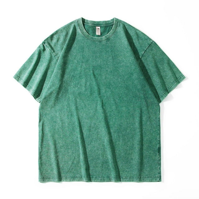 Ceisia Men's All Seasons Sporty Solid Color Round Neck Short Sleeve Top - Comfortable Daily Outdoor Gift Wear