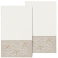 thumbnail image 2 of Linum Home Textiles 2 Piece Texture/Embroidery Turkish Cotton Bath Towel, 27" x 54", Off-White, 2 of 3