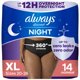 thumbnail image 1 of Ropa interior para incontinencia Always Discreet Overnight Women XL, 1 of 9