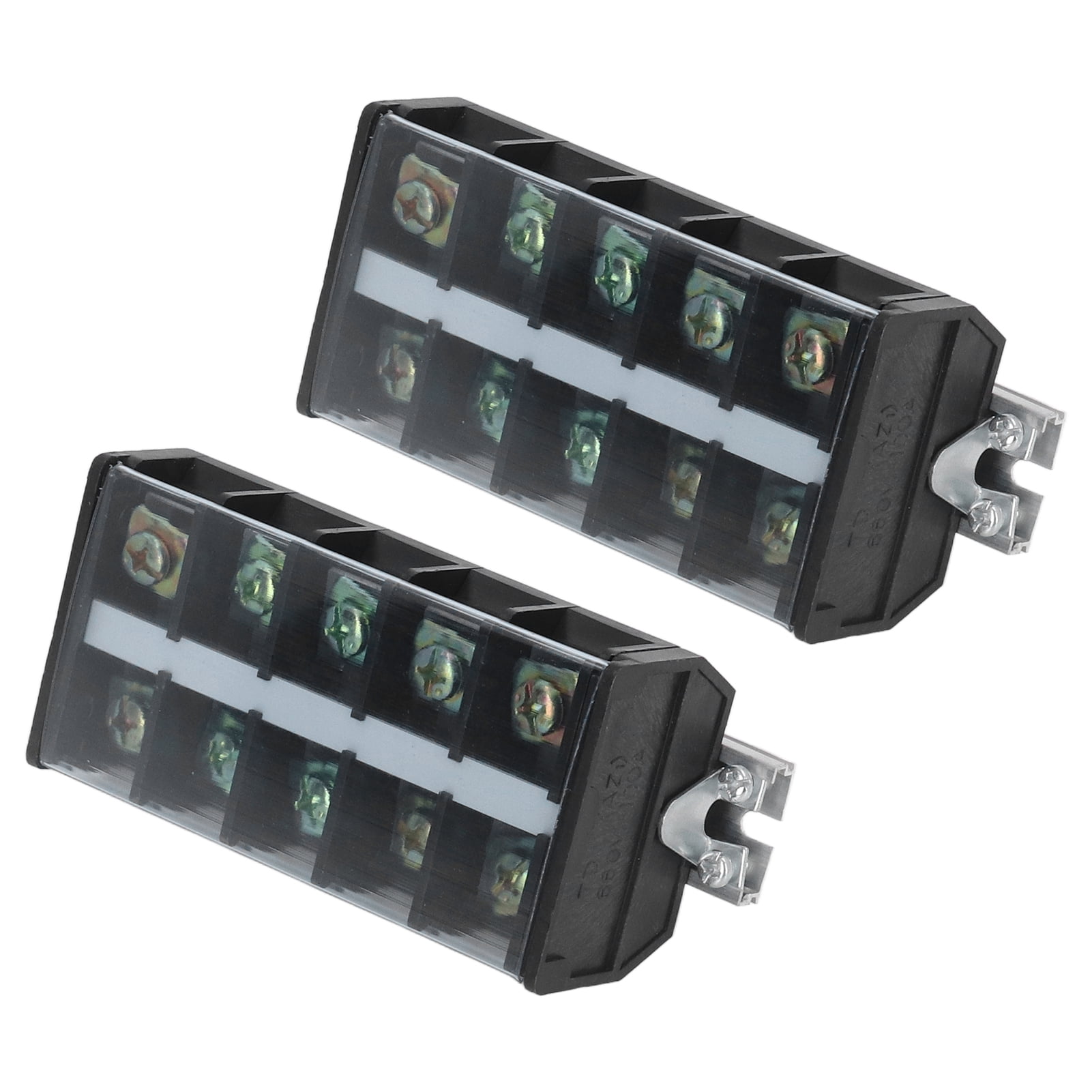 Terminal Block, 660V 100A Insulated Dustproof Universal Rail Type Cable