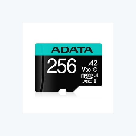 Adata AUSDX256GUI3V30SA2-RA1 Microsdhc 256GB UHS-I U3 V30S(R100MB/s) Retail W/1 Adapter