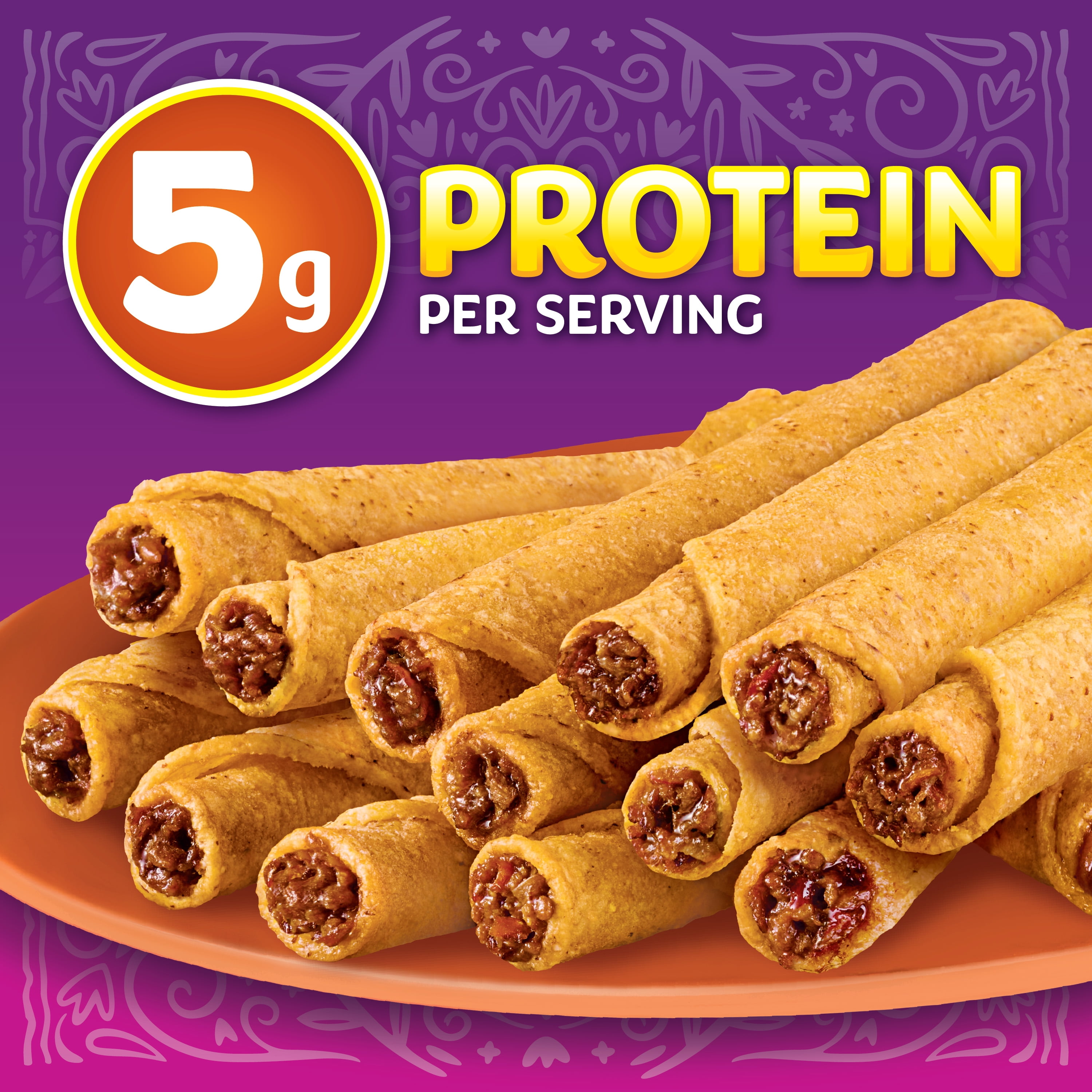 Jose Ole Beef Corn Taquitos, Frozen Mexican Food, 20 oz, 20 Count
