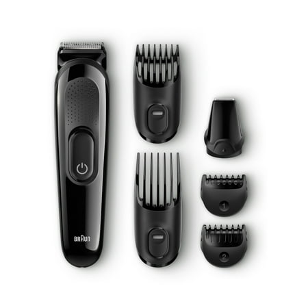 Braun MGK3025 Men's Beard Trimmer/Hair Clippers, 6-in-1 Precision Trimmer, Ultimate Precision for any Beard