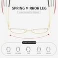 thumbnail image 5 of Gafas de luz azul para hombres y mujeres, gafas de computadora con bloqueo UV y forma de ojo de gato, gafas ultraligeras, 5 of 5