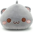 thumbnail image 2 of Almohada de Felpa, Lindo cojín de muñeca de Gato, Juguete Suave de Anime de Dibujos Animados, Almohada para sofá Cama para Dormir, decoración Creativa, Regalo para niñas, niños, cumpleaños, Navidad Rojo Verde, 2 of 5