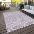 thumbnail image 6 of Addison Rugs Chantille Indoor/Outdoor Transitional Swirls Lavender Washable Rectangle Rug, 3' x 5', 6 of 6