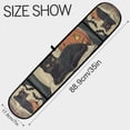 thumbnail image 3 of Yayeee Double Oven Mitt Kitchen Heat Resistant Baking 35" x7" Quilted Glove, Black Halloween Cat, 3 of 6