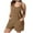 Coffee, variant on Timegard Womens Jumpsuit Plus Size Shorts Rompers Scoop Neck Sleeveless Loose Lightweight Overalls Casual