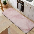 thumbnail image 5 of Pink Marble Pattern Kitchen Rug Mat,Kitchen Runner Rugs Non Skid Washable,Decorative Kitchen Floor Mats for Kitchen,Sink,Laundry,17"x47.2", 5 of 7