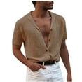thumbnail image 1 of COM1950s Shorts pour Hommes, Shorts Courts pour Hommes, Blouse à Manches Courtes Col Rabattu pour Hommes, Manches Courtes pour Hommes, Shorts Courts pour Hommes, 1 of 5