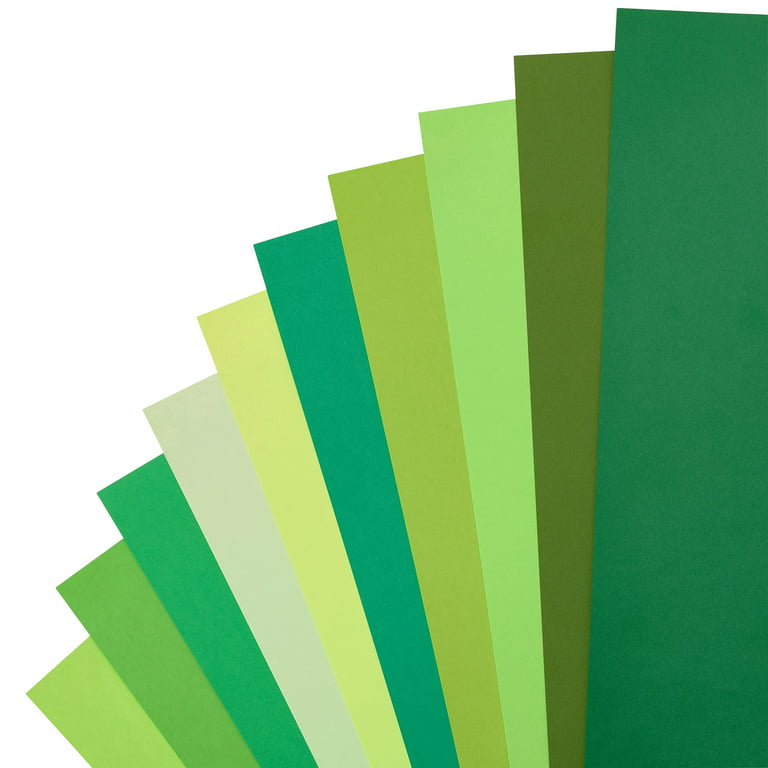 Green Palette 12 x 12 Cardstock Paper by Recollections™, 100 Sheets